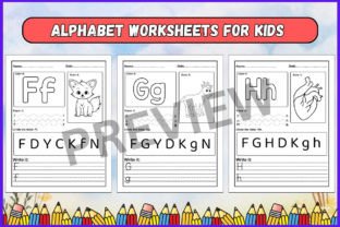 Alphabet Worksheets for Preschool Kids Graphic by TheStudyKits ...