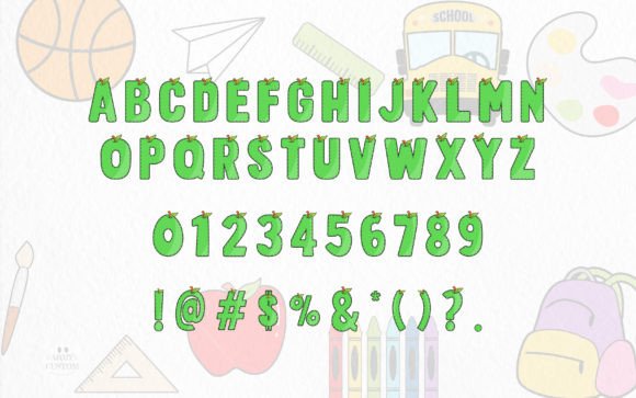 Apple Army Font - Preview 1