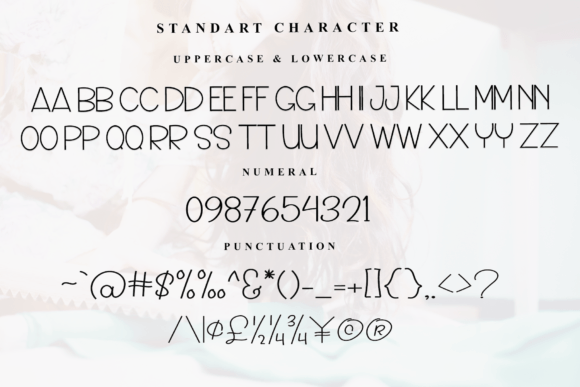 Creative Handmade Font PNG with transparent background - Preview 4