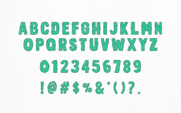 Cutting Mat Army Font - Preview 2