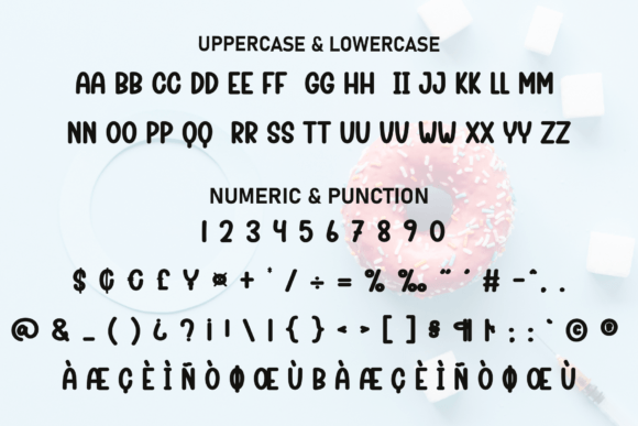 Donut Font - Preview 4