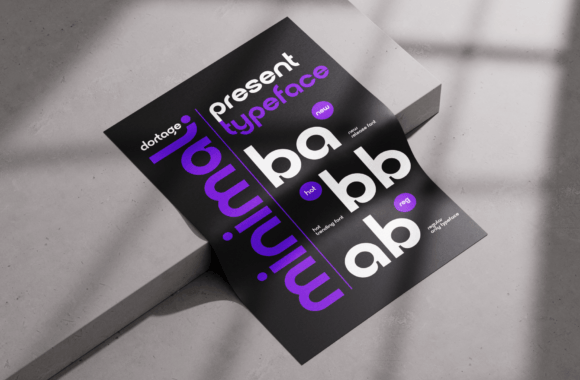 Dortage Font PNG with transparent background - Preview 2