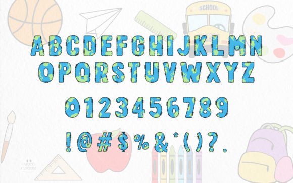 Earth Army Font PNG with transparent background - Preview 1
