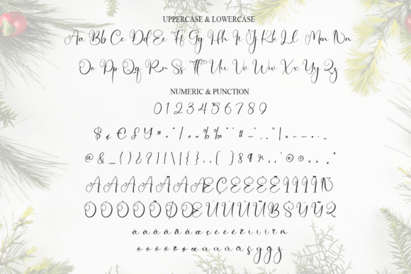 Greathing Christmas Font - Preview 6