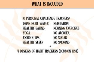 Habits Trackers Templates | A4 Planners Graphic by AnnaViolet store ...