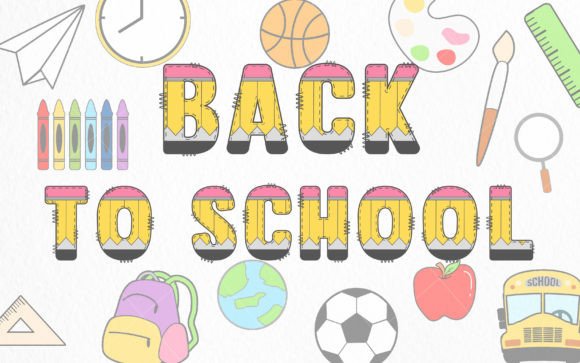 Pencil Army Font PNG with transparent background - Preview 2