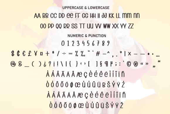Santa Creative Font PNG with transparent background - Preview 6