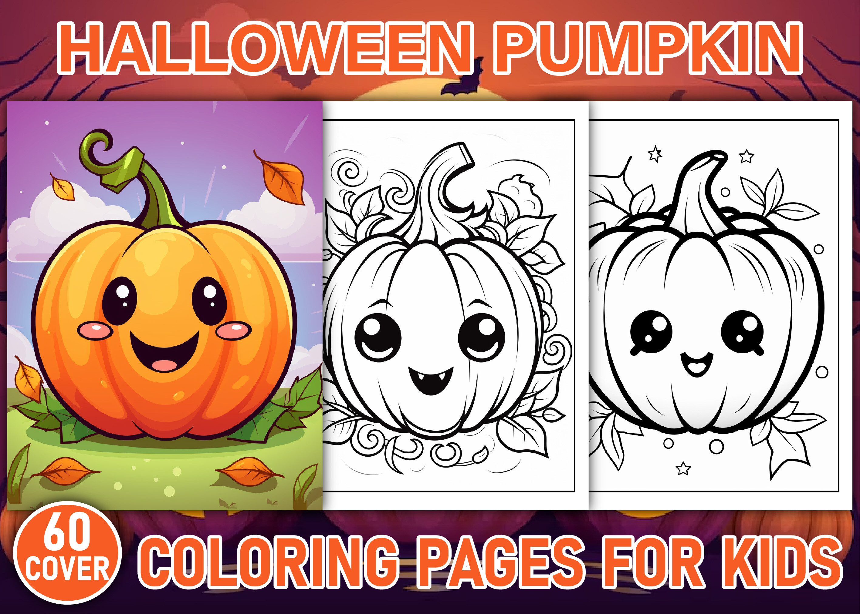 220+ Halloween Pumpkin Coloring Pages