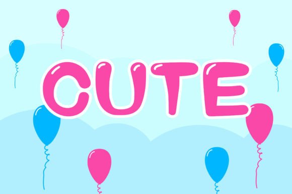 Balon Plup Font Font - Preview 2
