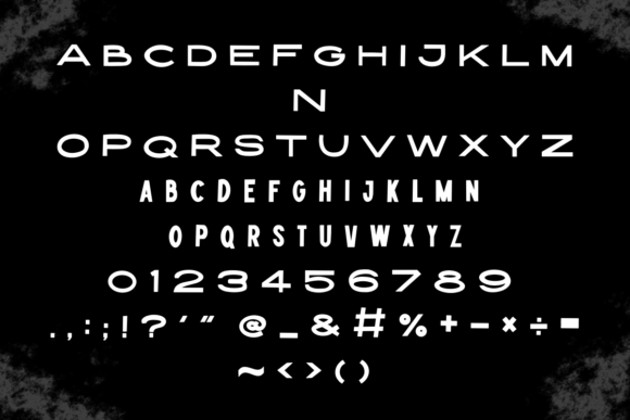 Black Friday Font - Preview 1