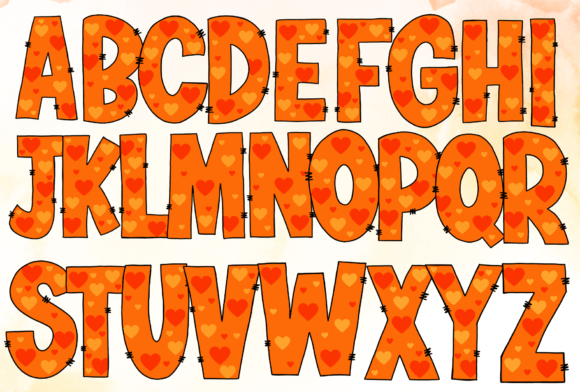 Boo Heart Font - Preview 1