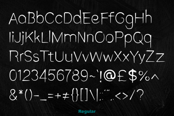 Brushed Font - Preview 3
