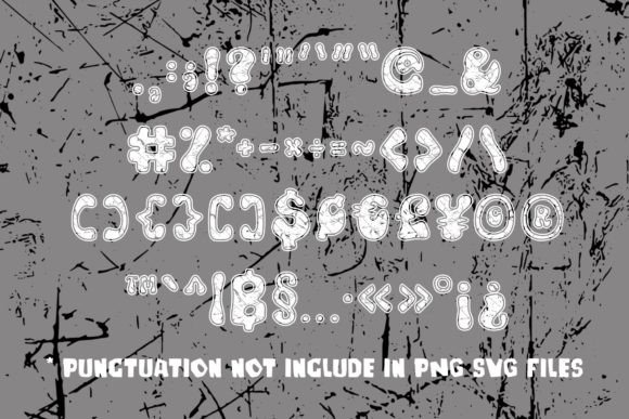 Chunky Grunge Font - Preview 2