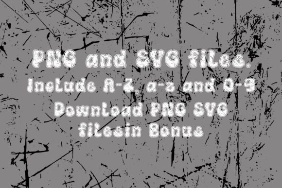 Chunky Grunge Font - Preview 3