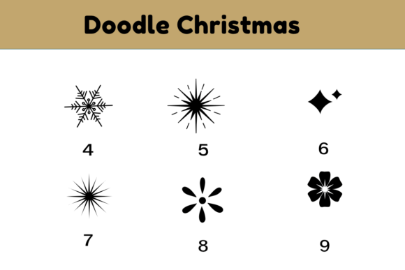Doodle Christmas Font - Preview 3