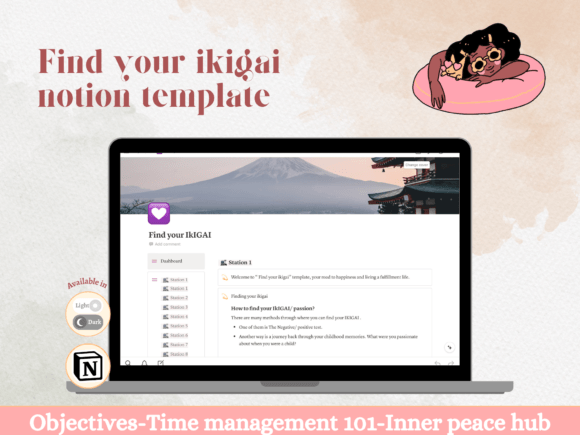 Find Your Ikigai Notion Template
