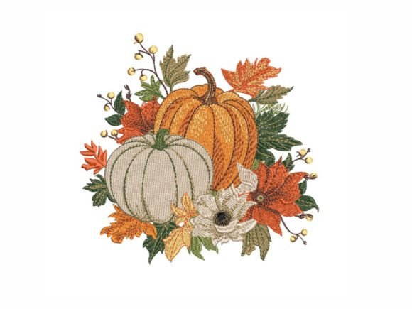 Floral Pumpkin