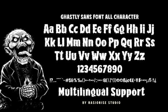 Ghastly Sans Font - Preview 1