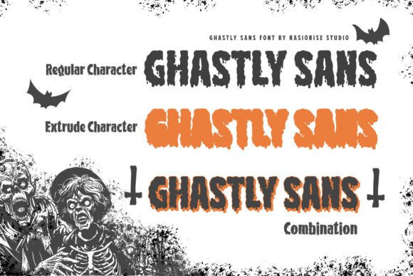 Ghastly Sans Font - Preview 2