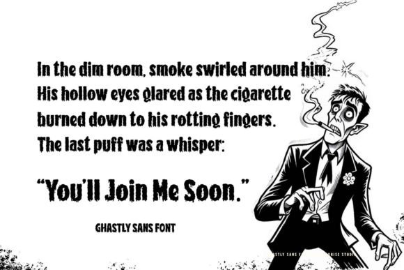 Ghastly Sans Font - Preview 4