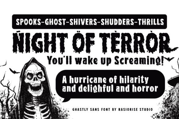 Ghastly Sans Font - Preview 6