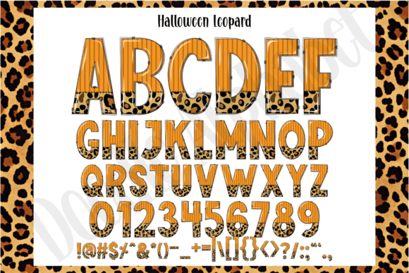 Halloween Leopard Font - Preview 3