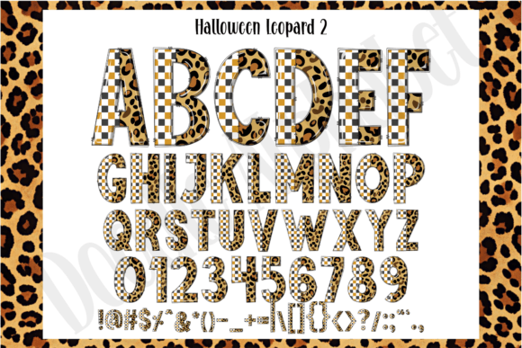Halloween Leopard Font - Preview 4