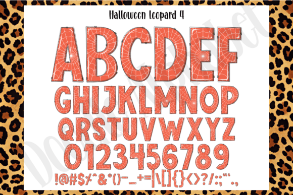 Halloween Leopard Font - Preview 5