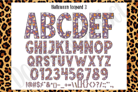 Halloween Leopard Font - Preview 6