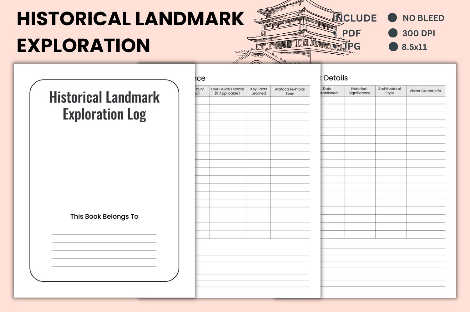 Historical Landmark Exploration Log Graphic by armanmojumdar49 ...