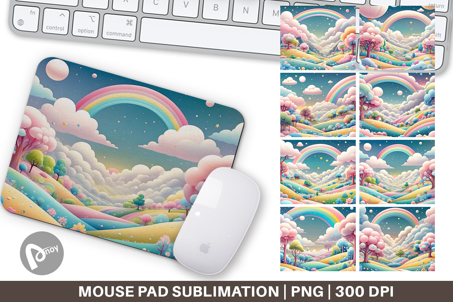 Mouse Pad Whimsical Wonderland Graphic by Artnoy · Creative Fabrica