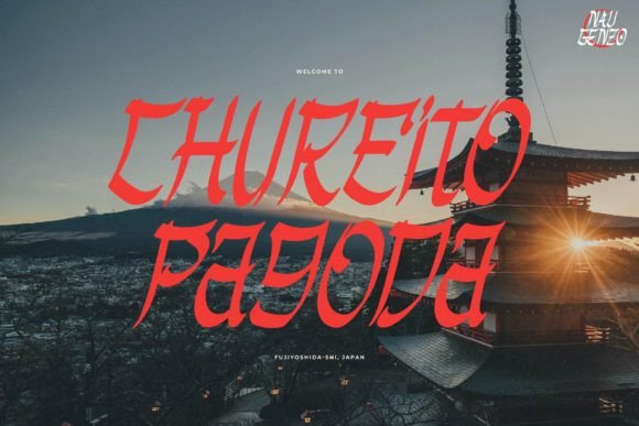 Nau Genzo Font font preview - 1