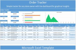 Order Tracker Spreadsheet Template Graphic by veritastemplates ...