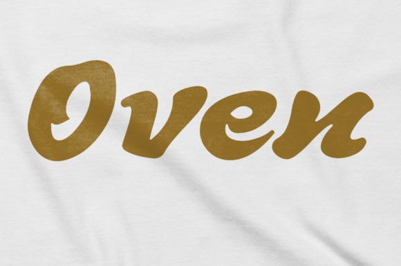 Oven Font PNG with transparent background - Preview 2