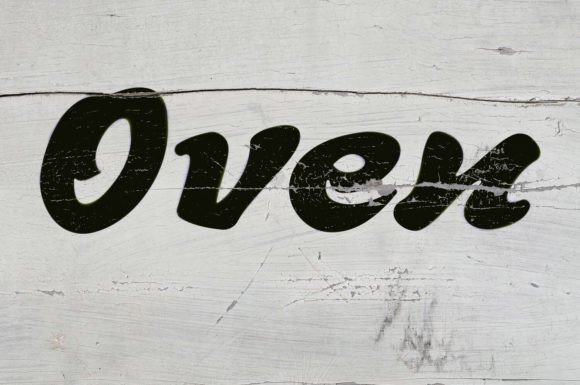 Oven Font PNG with transparent background - Preview 3