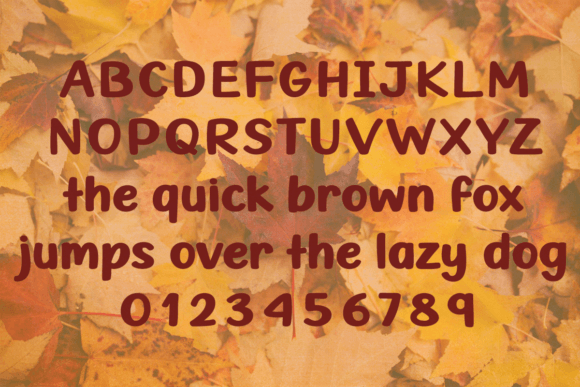 Ready for Fall Font PNG with transparent background - Preview 1