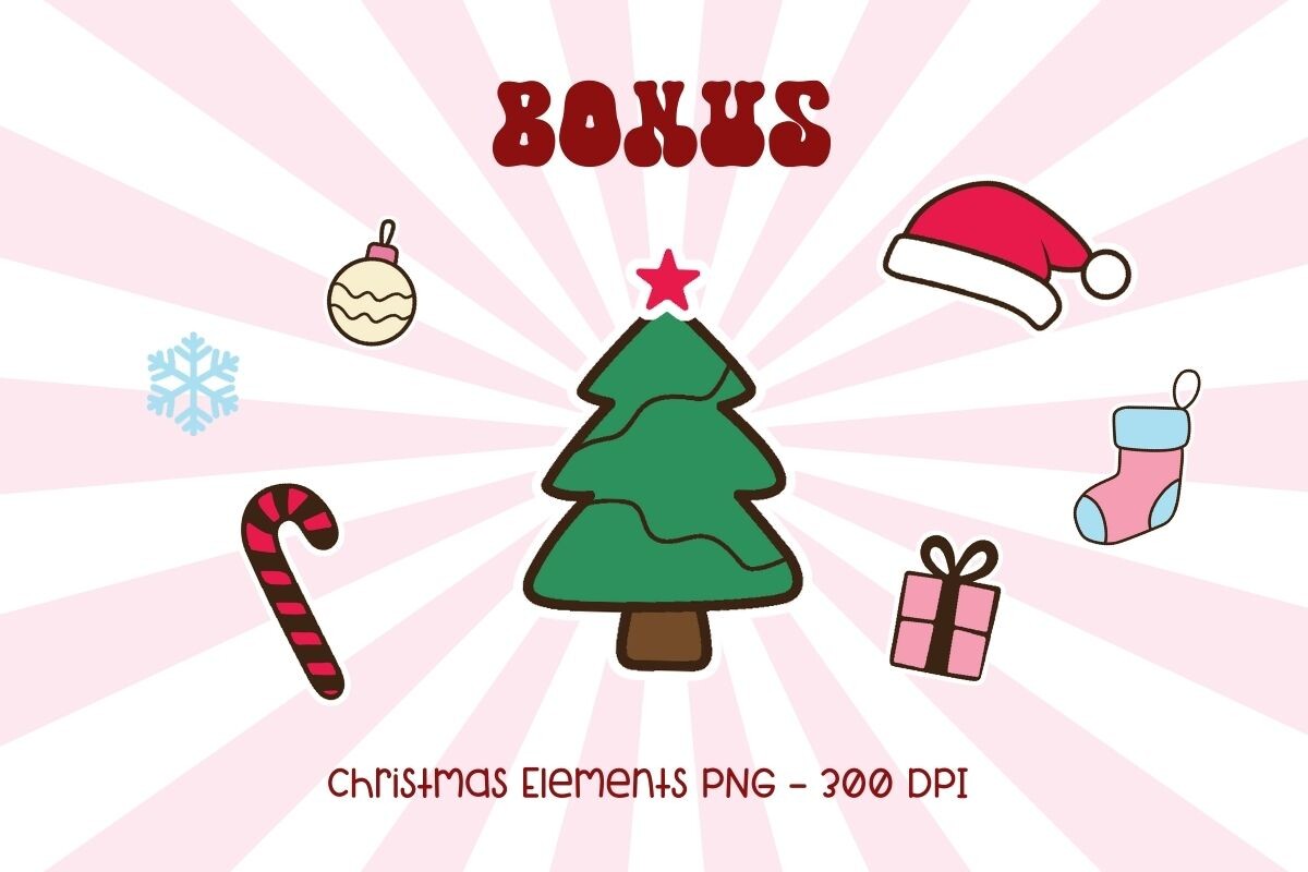 Retro Christmas Font - photo 7