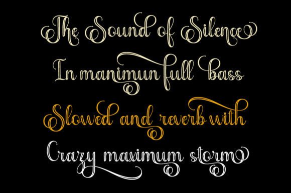 Santha Outline Font PNG with transparent background - Preview 1