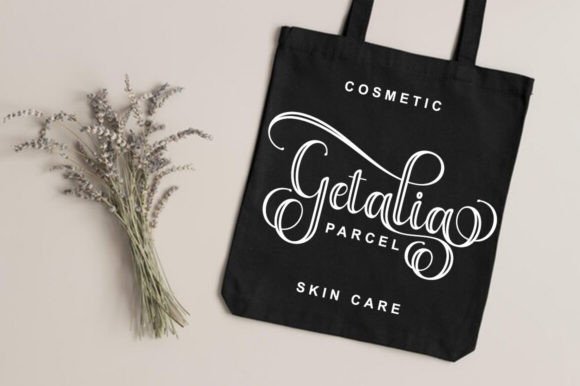 Santha Outline Font PNG with transparent background - Preview 4
