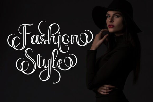 Santha Outline Font PNG with transparent background - Preview 5