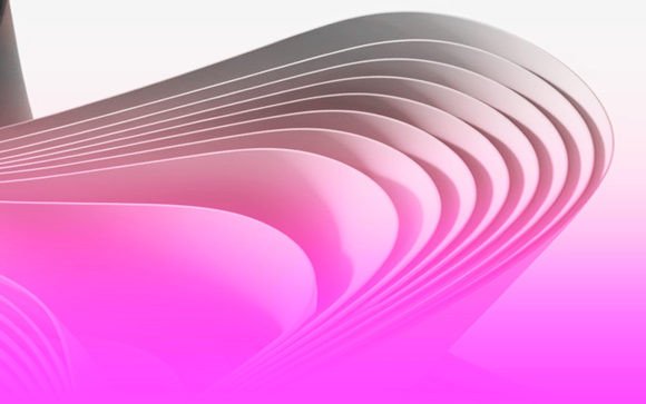 Warped Lines White and Purple Design