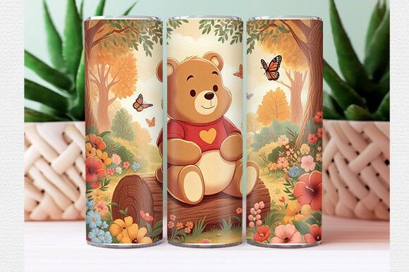 Sublimation Tumbler Wrap Illustration Artisanat Par Crafted Wonders