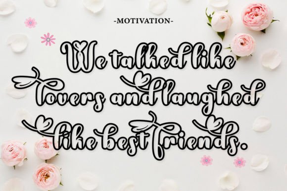 Ayela Outline Font - Preview 2