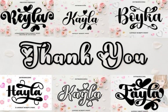 Ayela Outline Font - Preview 5