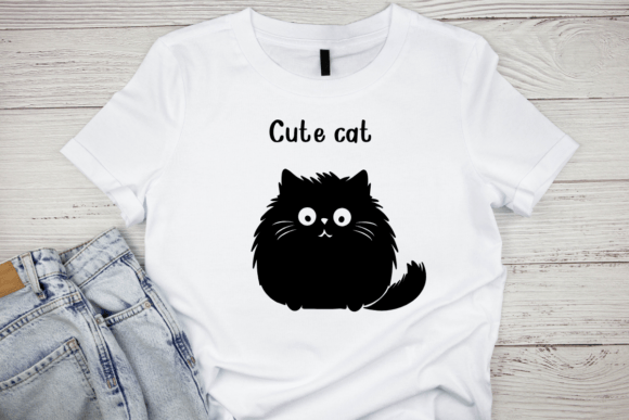 Black Cute Cat Font - Preview 4