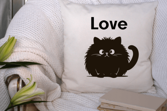 Black Cute Cat Font - Preview 5