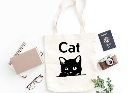 Black Cute Cat Font - Preview 6