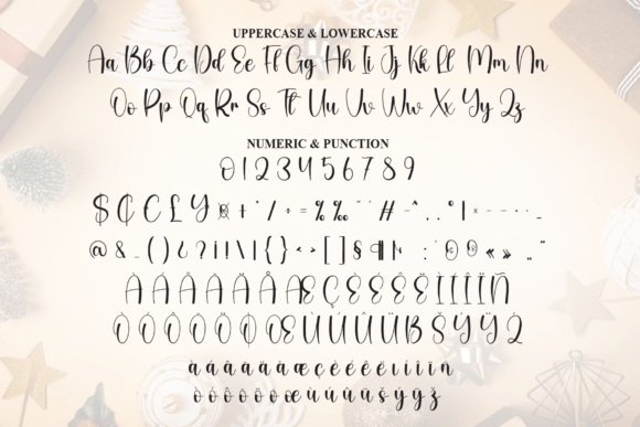 Brown Christmas Font - Preview 6