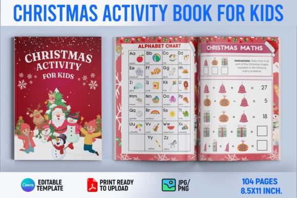 Christmas Activity Book for Kids