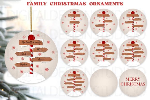 Family Christmas Ornament Png,North Pole